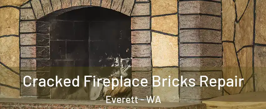 Cracked Fireplace Bricks Repair Everett - WA
